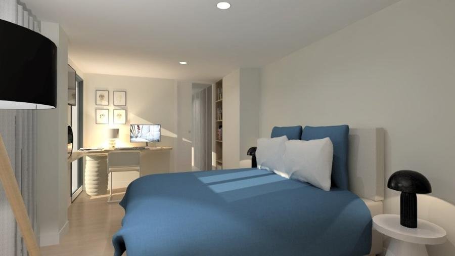 Lot 1, chambre 2 (perspective)